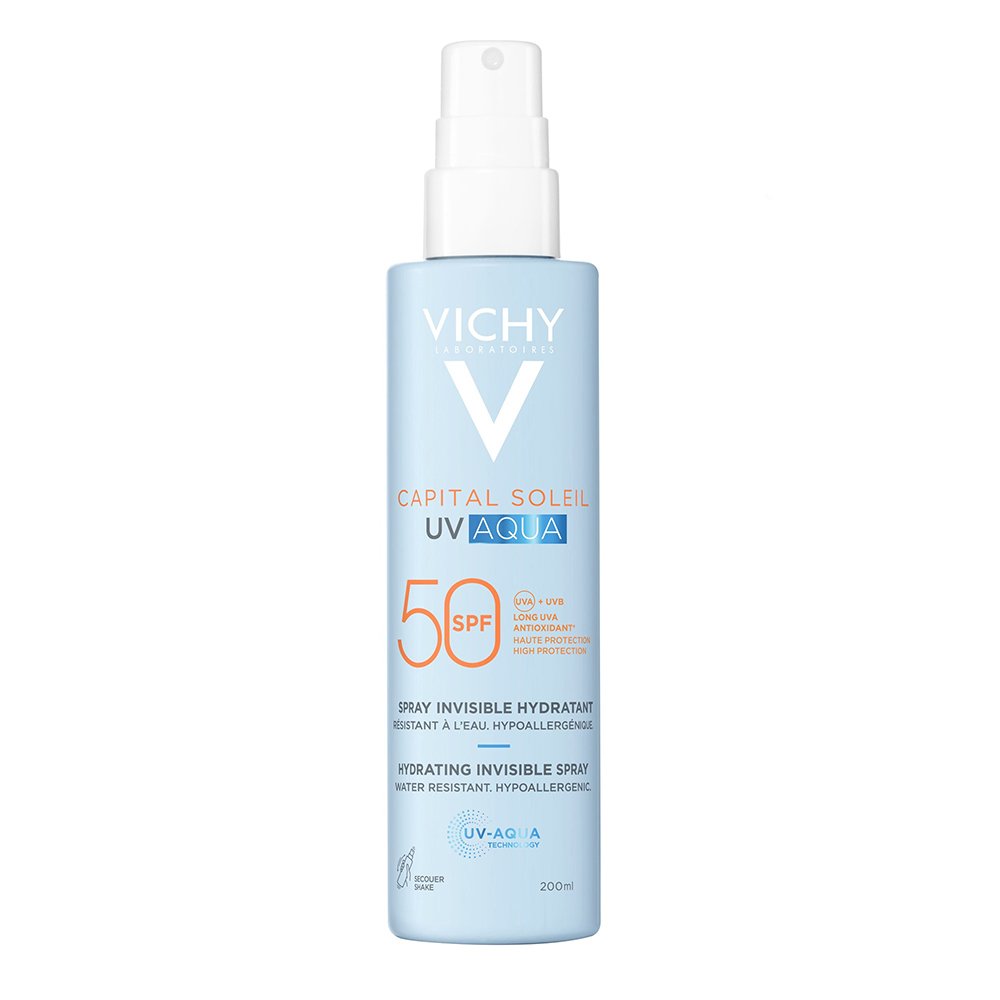 CAPITAL SOLEIL UV AQUA PROTECTOR SOLAR SPRAY INVISIBLE HIDRATANTE SPF 50